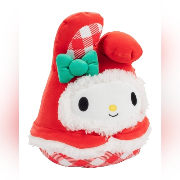 - Squishmallows 8" My Melody Official Kellytoy Christmas Plush - Picture 3 of 6